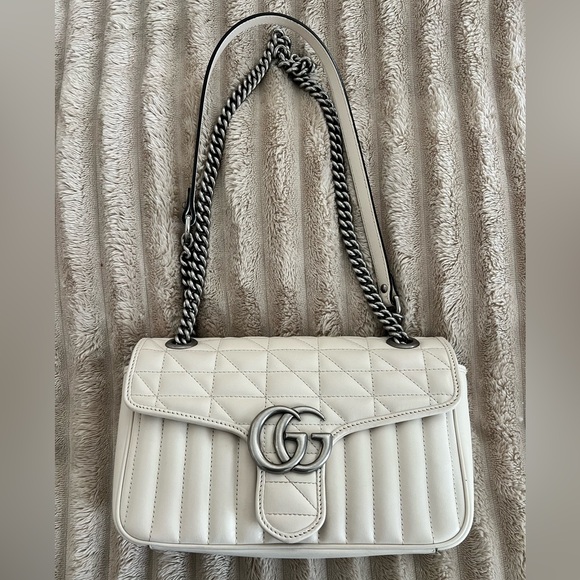 Gucci Handbags - White Gucci Purse